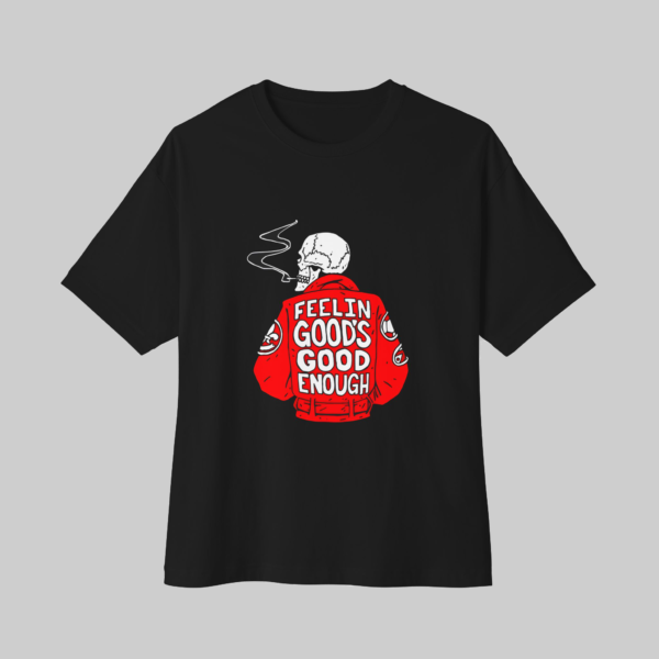 Feelin' Good Skeleton Streetwear Black T-Shirt