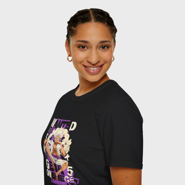 Gear 5 Luffy Oversized Cotton T-Shirt – Anime Streetwear Edition - Image 4