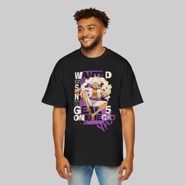 Gear 5 Luffy Oversized Cotton T-Shirt – Anime Streetwear Edition - Image 7